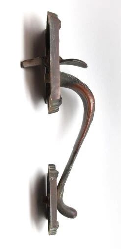 Antique Bronze 10.5 In. Arts & Crafts Door Pull With Thumb Latch 10 Antique Bronze 10.5 In. Arts & Crafts Door Pull With Thumb Latch -OGT Sale Store n255988 04