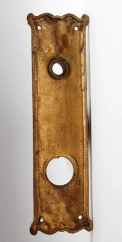 Antique Reading Hardware Company Bronze Mantua 9.5 In. Back Plate -OGT Sale Store n256226 04