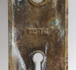 Antique Reading Bronze Mantua 8.75 In. Back Plate -OGT Sale Store n256227 05