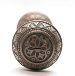 Antique Bronze Norwalk Vernacular Keyhole Passage Door Knobs -OGT Sale Store n256258 06