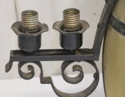 Pair Of Barrel Arts & Crafts Hanging Lanterns 13 Pair Of Barrel Arts & Crafts Hanging Lanterns -OGT Sale Store n256299 05