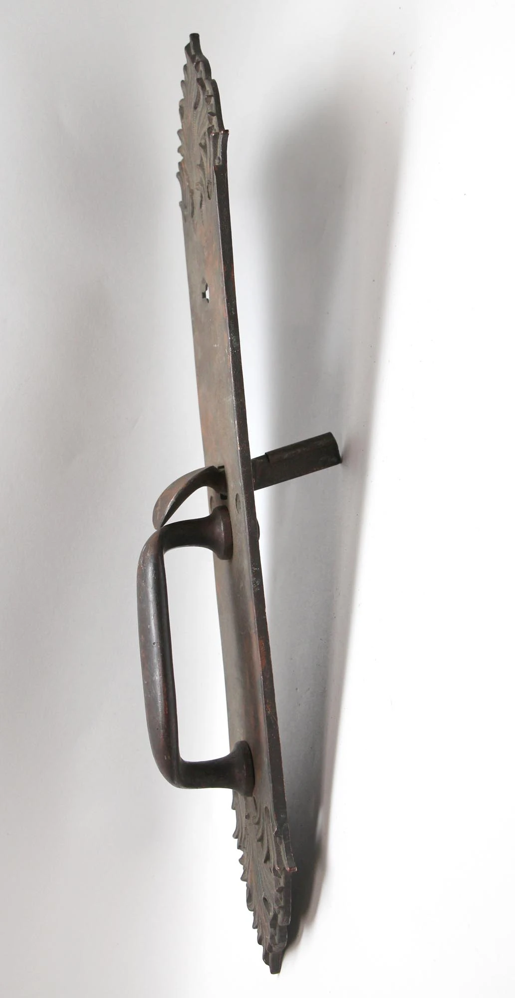 Antique Sargent 15.5 In. Romanesque Bronze Door Pull 6 Antique Sargent 15.5 In. Romanesque Bronze Door Pull - Image 4