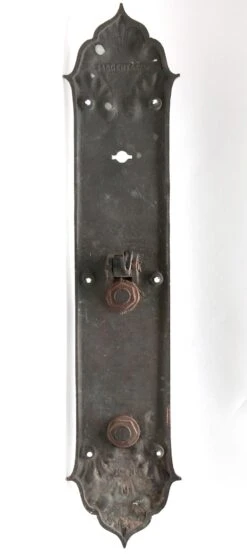 Antique Sargent 15.5 In. Romanesque Bronze Door Pull 13 Antique Sargent 15.5 In. Romanesque Bronze Door Pull -OGT Sale Store n256357 05