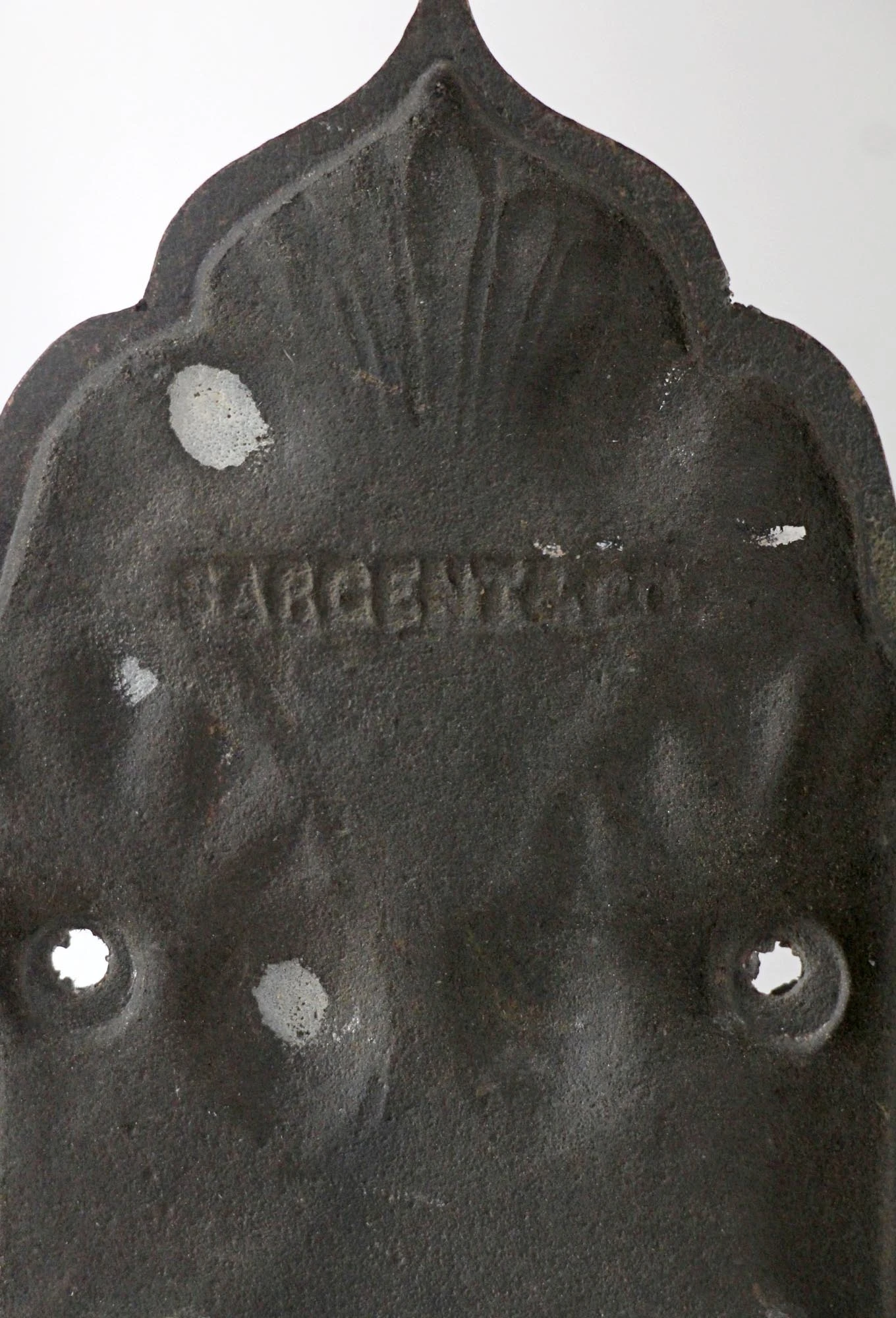 Antique Sargent 15.5 In. Romanesque Bronze Door Pull 8 Antique Sargent 15.5 In. Romanesque Bronze Door Pull - Image 6