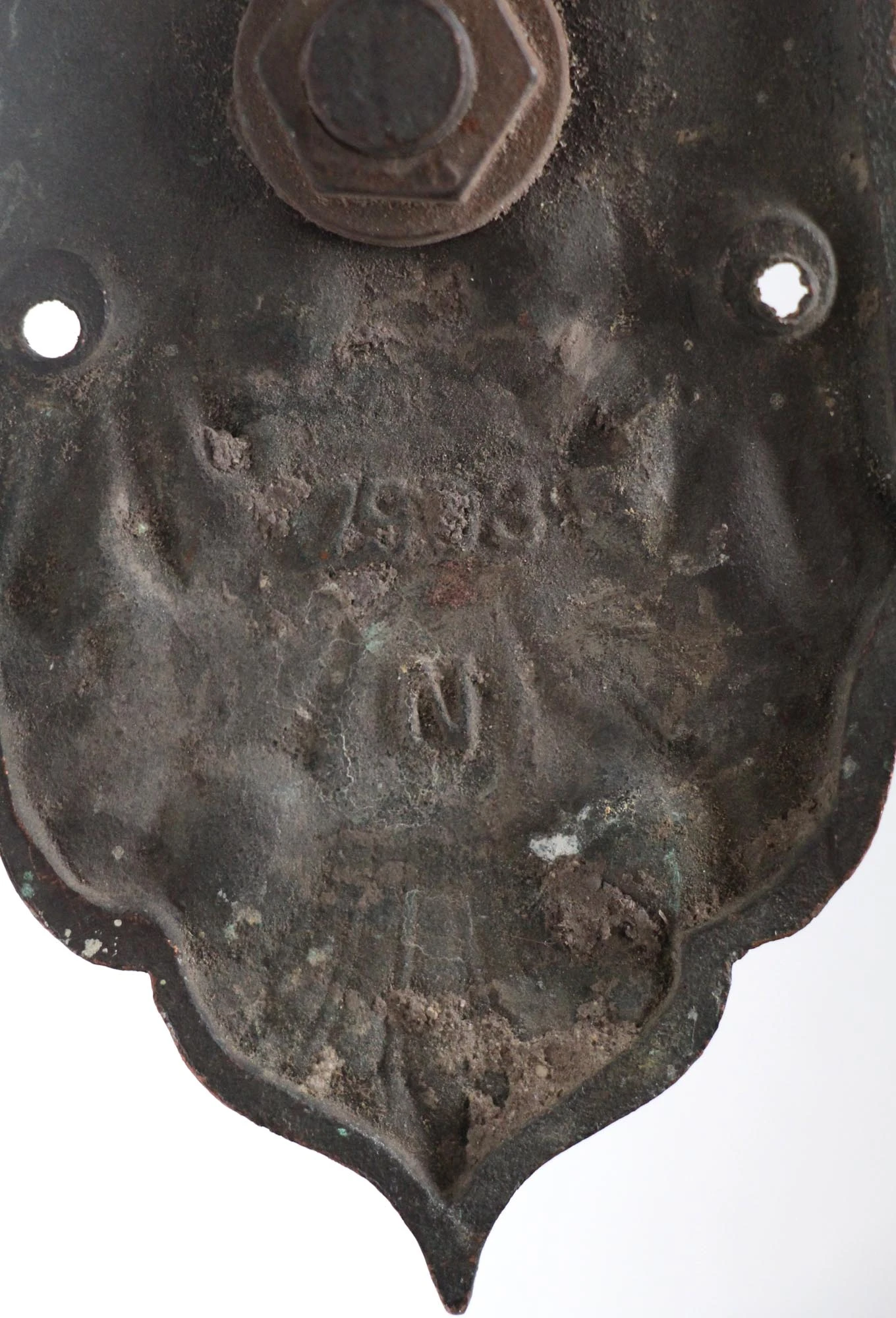 Antique Sargent 15.5 In. Romanesque Bronze Door Pull 9 Antique Sargent 15.5 In. Romanesque Bronze Door Pull - Image 7