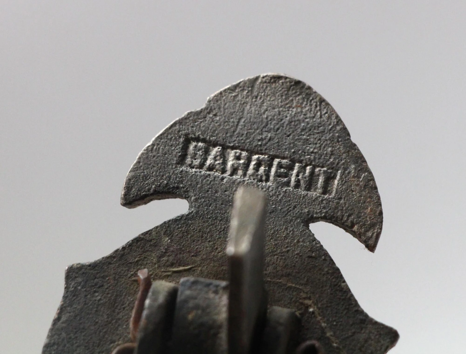 Antique Gothic 12 In. Nickeled Bronze Sargent Door Pull 8 Antique Gothic 12 In. Nickeled Bronze Sargent Door Pull - Image 6