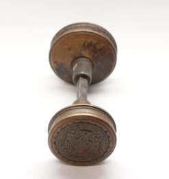 Antique 1880s Corbin Gothic Bronze Entry Door Knobs 10 Antique 1880s Corbin Gothic Bronze Entry Door Knobs -OGT Sale Store n257019 04