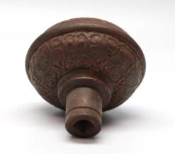 Antique 1870s Gothic Yale & Towne Classic Bronze Entry Door Knob -OGT Sale Store n257109 04
