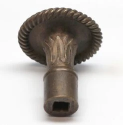 Vintage Cast Bronze Floral Passage Door Knob -OGT Sale Store n257582 05