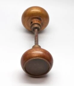 Antique Flat Top Bronze Concentric Passage Door Knobs 10 Antique Flat Top Bronze Concentric Passage Door Knobs -OGT Sale Store n257637 04