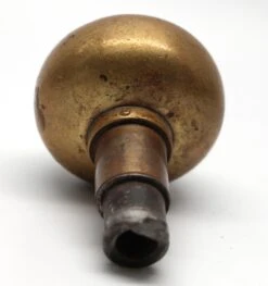 Antique Floral Egg & Dart Gothic Brass Passage Door Knob -OGT Sale Store n257663 04