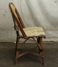 Wicker & Wood Frame Chair -OGT Sale Store n257759 05