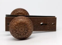 Vernacular Sargent Bronze 6 Fold Door Knob Set 9 Vernacular Sargent Bronze 6 Fold Door Knob Set -OGT Sale Store n257800 04