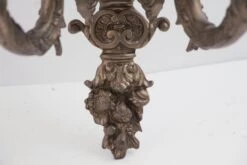 Pair Of 1870s Victorian 3 Arm Bronze Wall Sconces 16 Pair Of 1870s Victorian 3 Arm Bronze Wall Sconces -OGT Sale Store n258364 06