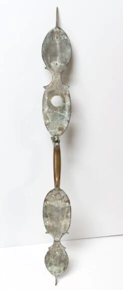 Antique 35 In. Arts & Crafts Brass Entry Door Handle 11 Antique 35 In. Arts & Crafts Brass Entry Door Handle -OGT Sale Store n258513 05