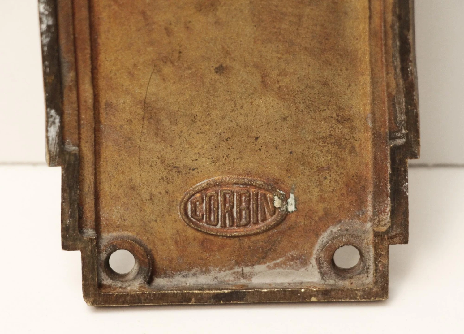 Art Deco Philadelphia Civic Center Corbin Bronze Push Plate 6 Art Deco Philadelphia Civic Center Corbin Bronze Push Plate - Image 4