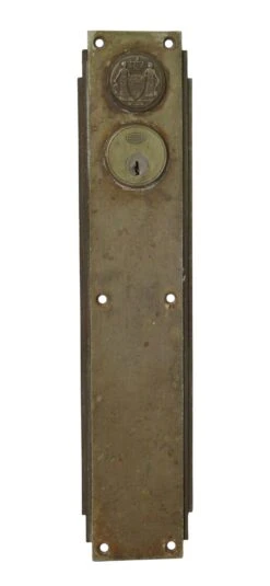 Philadelphia Civic Center Corbin 14 In. Art Deco Push Plate & Door Pulls -OGT Sale Store n260011 06