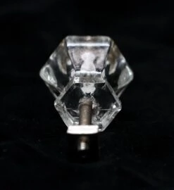 Vintage 1.25 In. Clear Glass Cabinet Drawer Knob 9 Vintage 1.25 In. Clear Glass Cabinet Drawer Knob -OGT Sale Store n260052 04