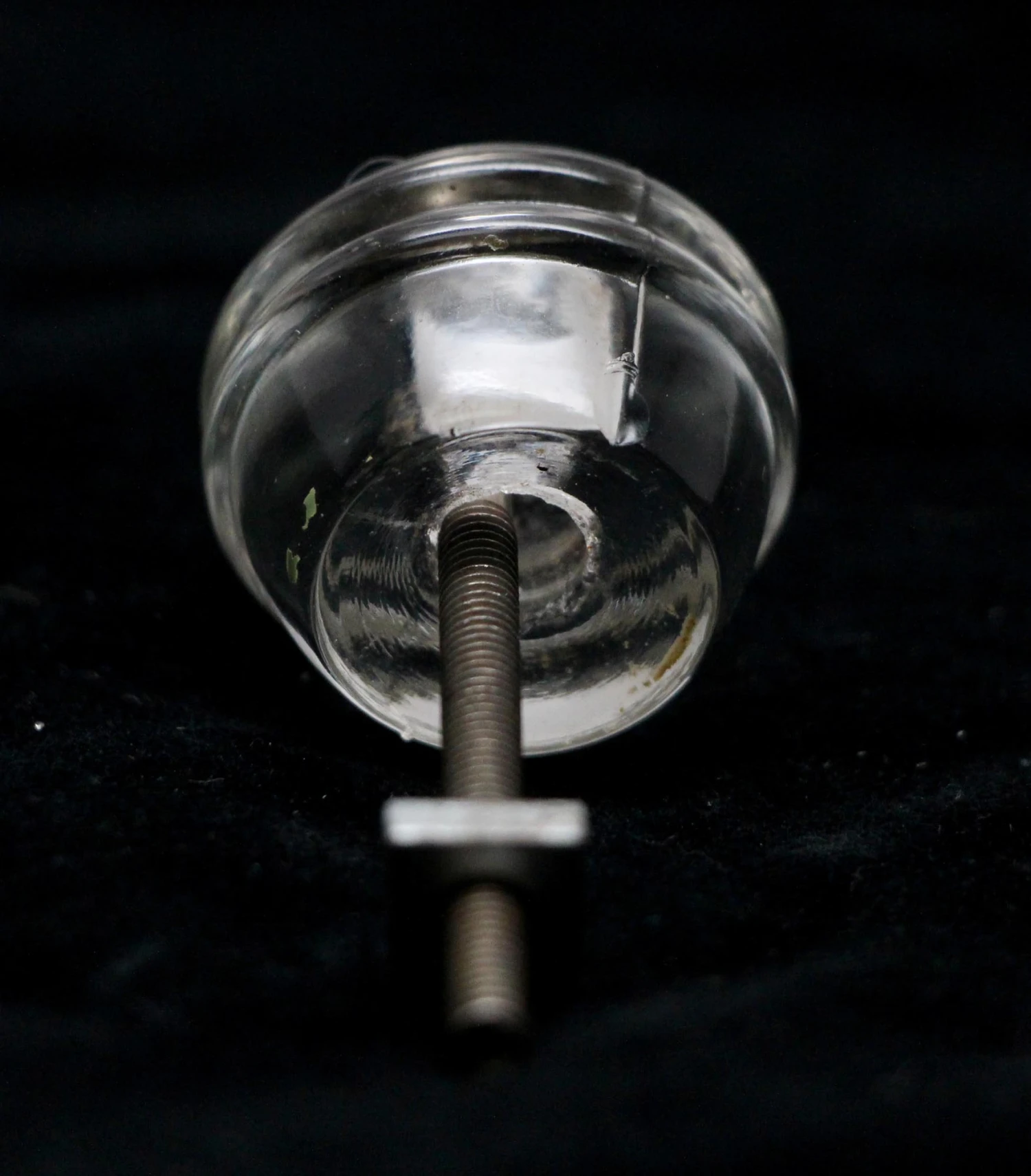 1.25 In. Vintage Round Glass Drawer Cabinet Knob 6 1.25 In. Vintage Round Glass Drawer Cabinet Knob - Image 4