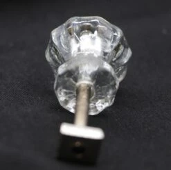 Vintage 1 In. Faceted Glass Drawer Cabinet Knob 9 Vintage 1 In. Faceted Glass Drawer Cabinet Knob -OGT Sale Store n260084 04