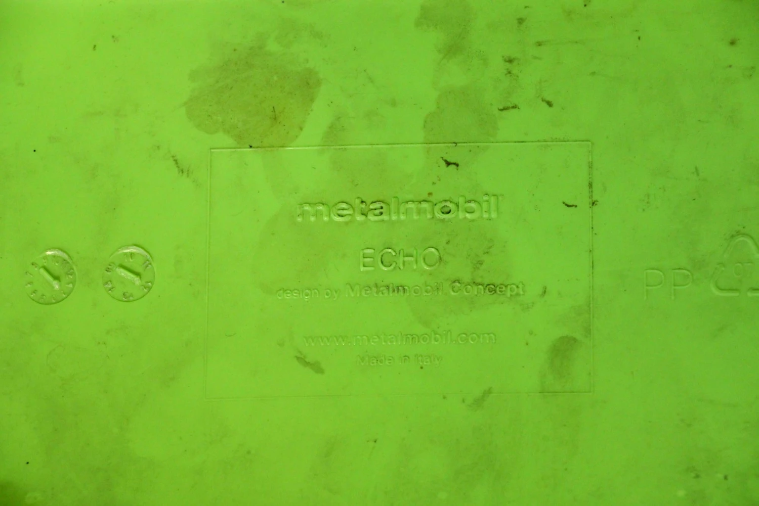 Modern Metalmobil Echo Lime Green Chair 8 Modern Metalmobil Echo Lime Green Chair - Image 6