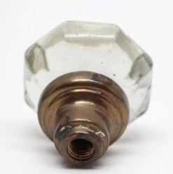 Antique Octagon Cut Glass Door Knob -OGT Sale Store n261018 04