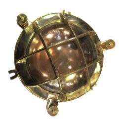 Brass & Copper 12 In. Nautical Porthole Light