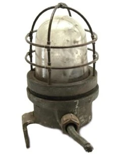Old Bronze 10 In. Tug Boat Light
