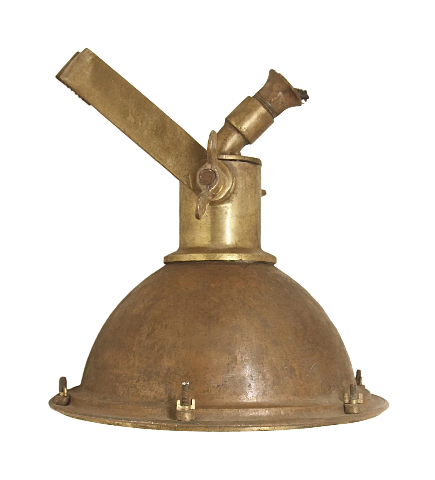 Reclaimed Brass Nautical Spot Light 3 Reclaimed Brass Nautical Spot Light