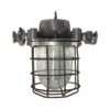 Vintage Steel & Glass Ship Light With Cage -OGT Sale Store nautical lighting vintage steel glass ship light with cage p268163