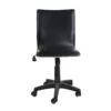 Contemporary Black Faux Leather Office Chair With Metallic Lining 2 Contemporary Black Faux Leather Office Chair With Metallic Lining -OGT Sale Store office furniture contemporary black faux leather office chair with metallic lining q279989