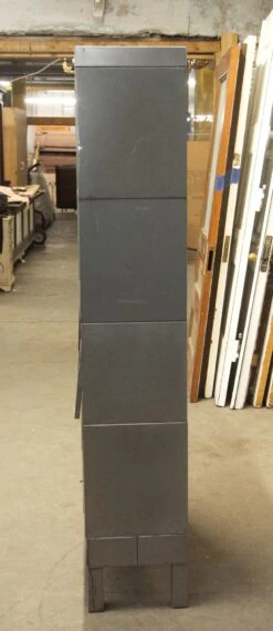Gray Metal 4 Section Cabinet 9 Gray Metal 4 Section Cabinet -OGT Sale Store office furniture for sale p251429