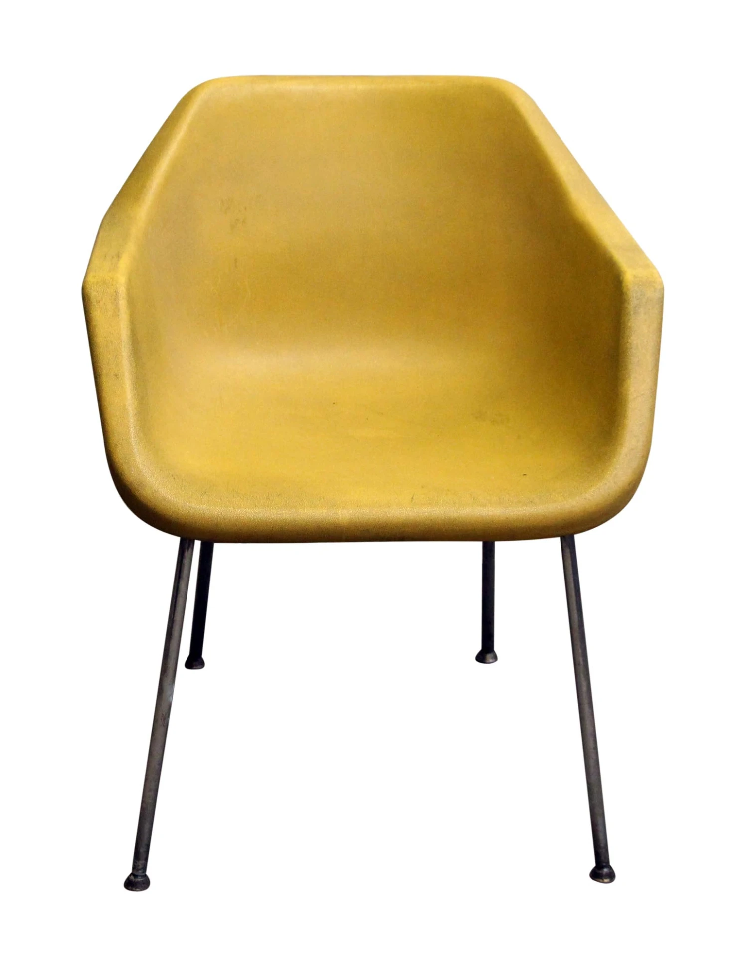 1960s Molded Plastic Chairs With Chrome Frame 4 1960s Molded Plastic Chairs With Chrome Frame - Image 2