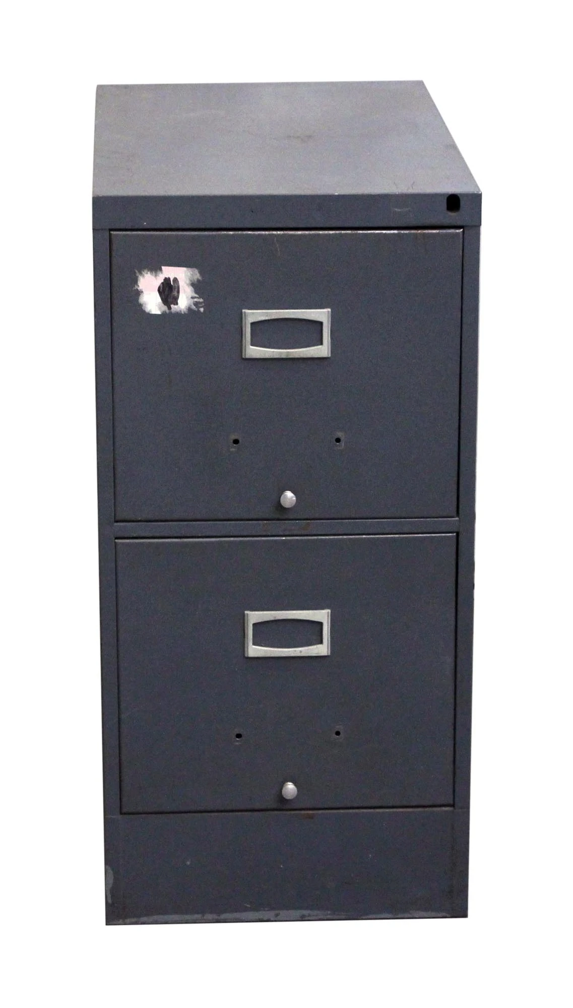 Reclaimed Two Drawer Metal File Cabinet 4 Reclaimed Two Drawer Metal File Cabinet - Image 2