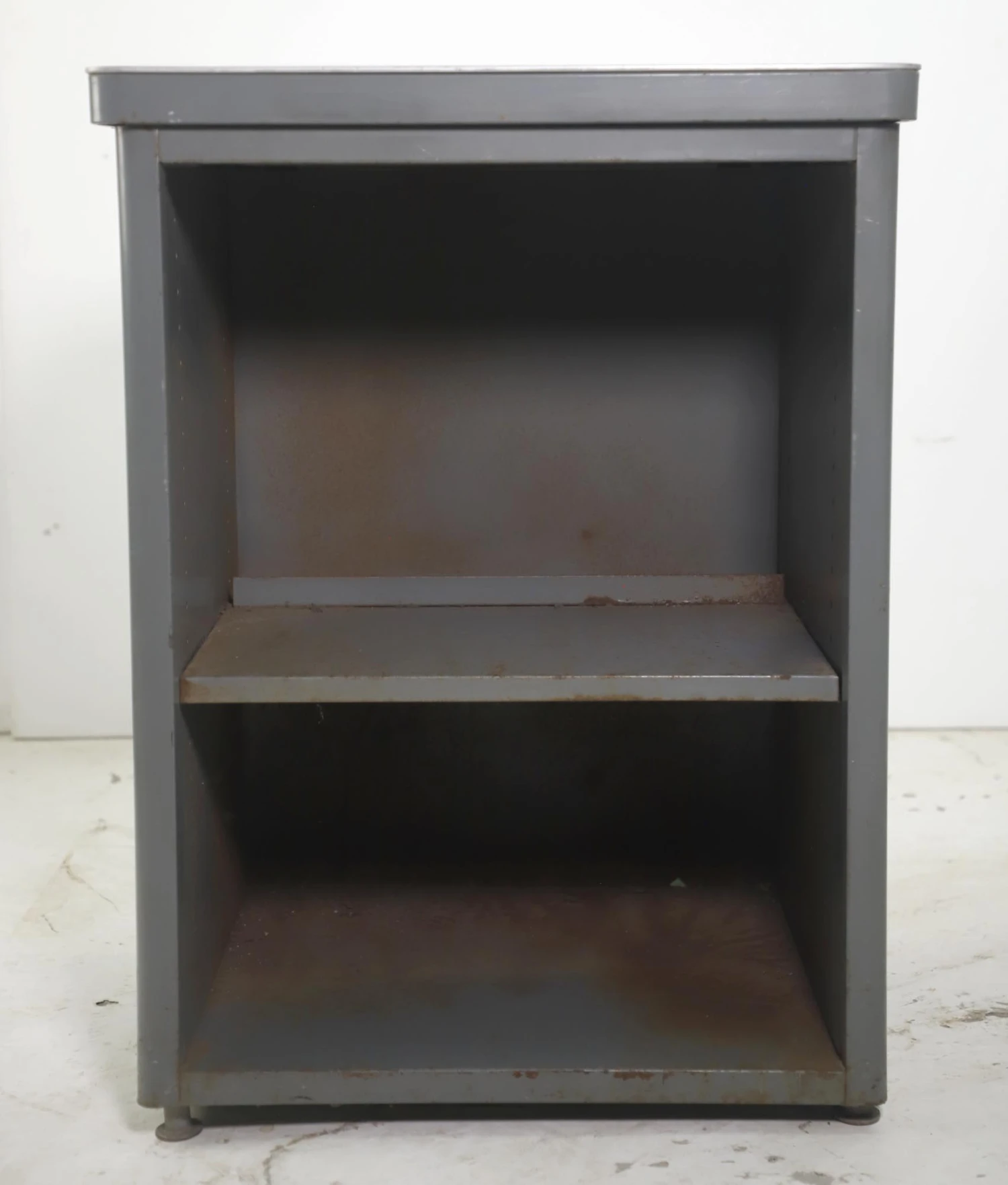Reclaimed Gray 29.75 In. Steel Office Sideboard Shelf 4 Reclaimed Gray 29.75 In. Steel Office Sideboard Shelf - Image 2