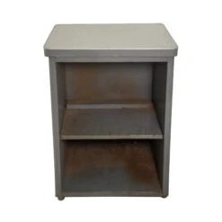 Reclaimed Gray 29.75 In. Steel Office Sideboard Shelf