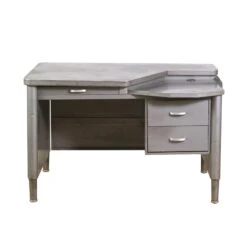 Steel Desk With 3 Drawers & Tray