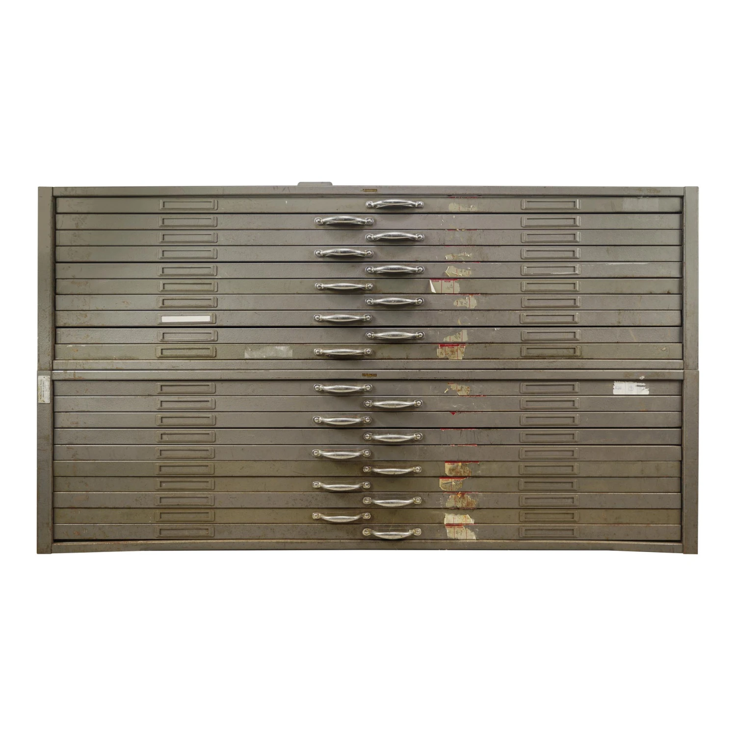 Sterling Steel 20 Drawer Map Flat File Cabinet Unit 3 Sterling Steel 20 Drawer Map Flat File Cabinet Unit