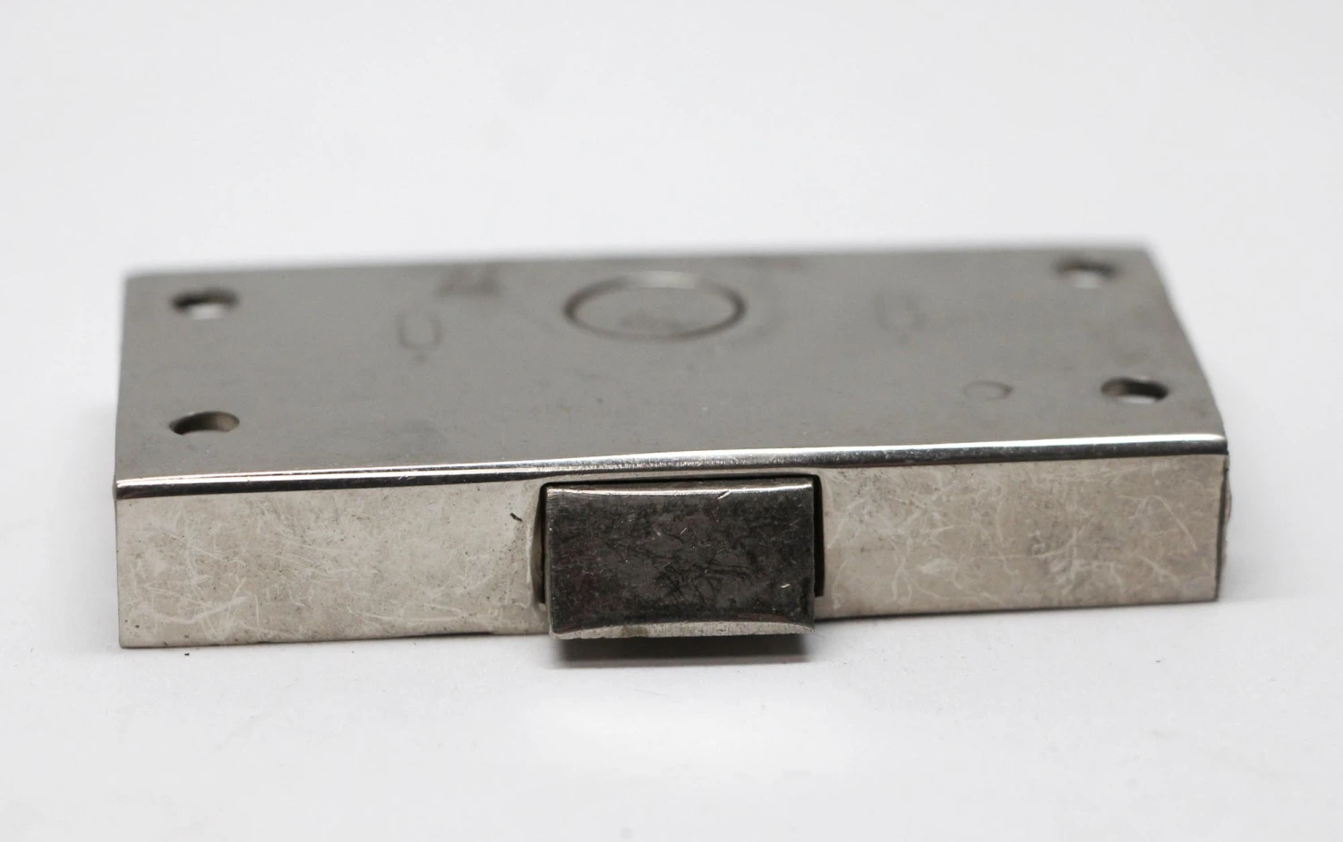 Nickel Plated Brass Cabinet Mortise Lock 4 Nickel Plated Brass Cabinet Mortise Lock - Image 2