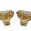 Pair Of Vintage Brass 1.375 In. H Furniture Claw Feet 2 Pair Of Vintage Brass 1.375 In. H Furniture Claw Feet -OGT Sale Store other cabinet hardware pair of vintage brass 1375 in h furniture claw feet q283145