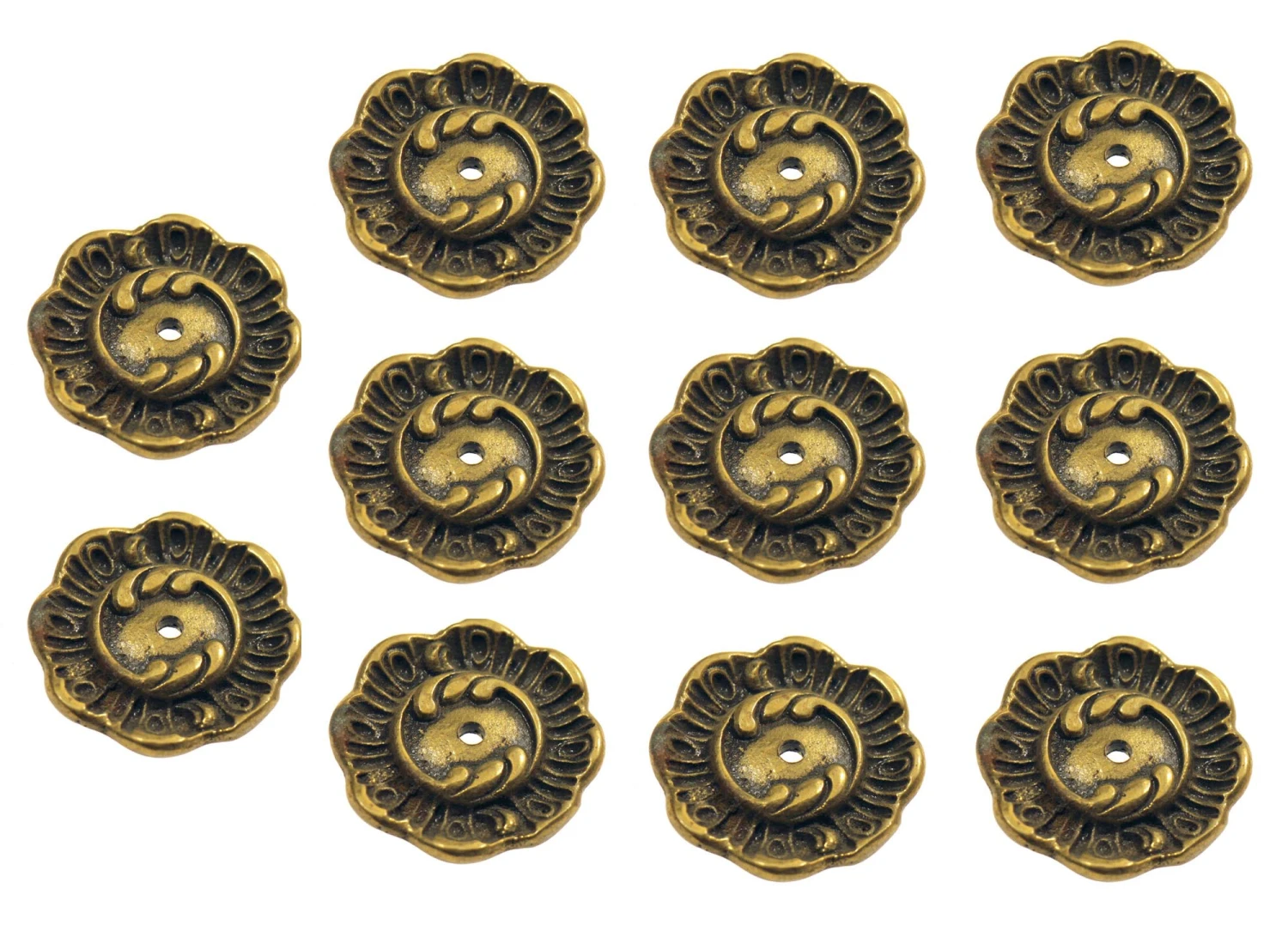 Set Of 11 Vintage Brass Art Nouveau Drawer Knob Back Plates 3 Set Of 11 Vintage Brass Art Nouveau Drawer Knob Back Plates