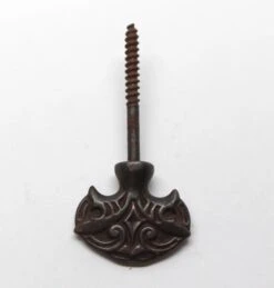 Vintage Cast Iron Ornate Cheval Mirror Screw