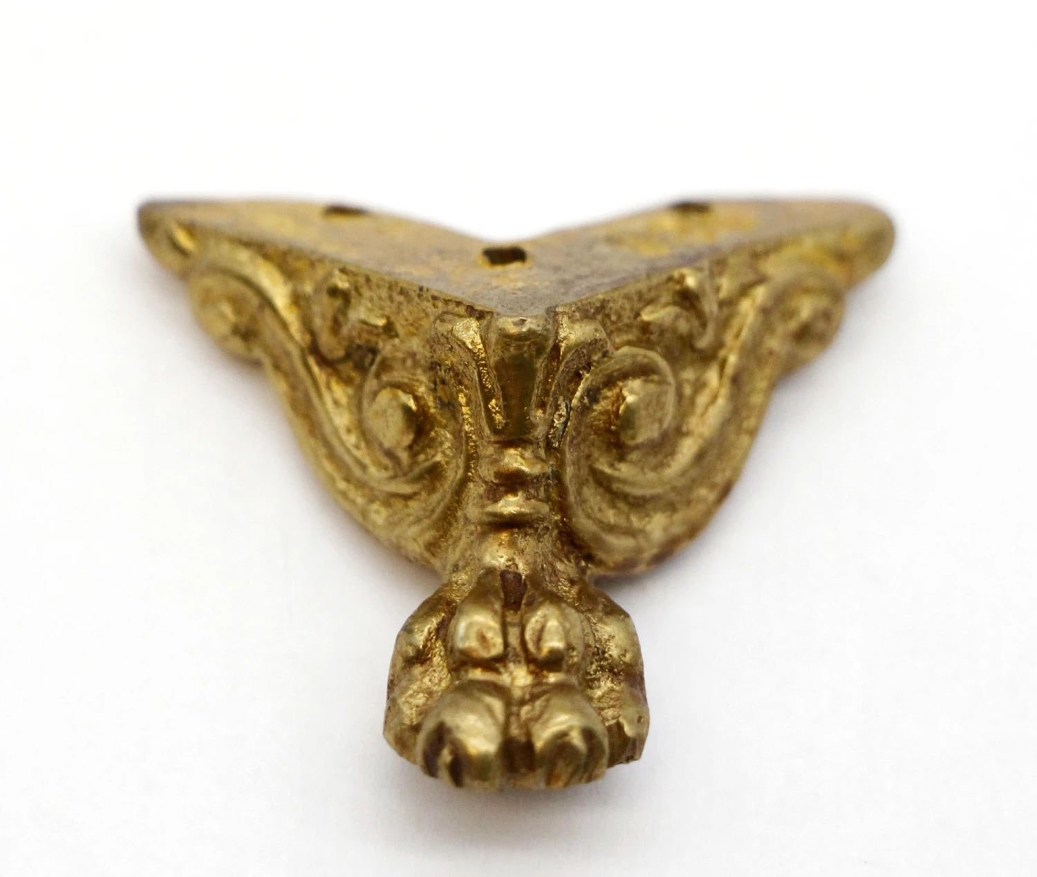 Vintage Polished Brass 1.25 In. H Furniture Claw Foot 3 Vintage Polished Brass 1.25 In. H Furniture Claw Foot
