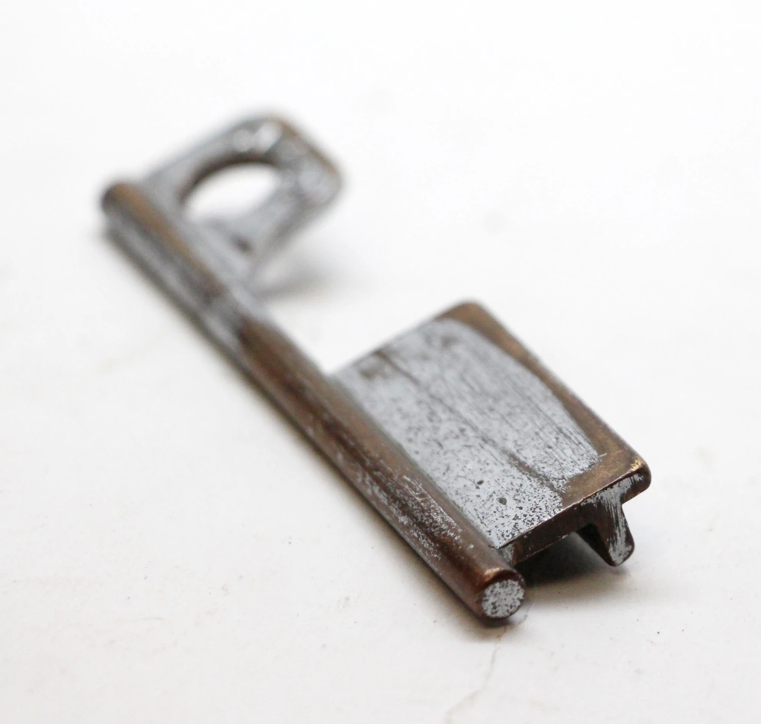 Vintage Nickel Over Brass Detex Key 5 Vintage Nickel Over Brass Detex Key - Image 3