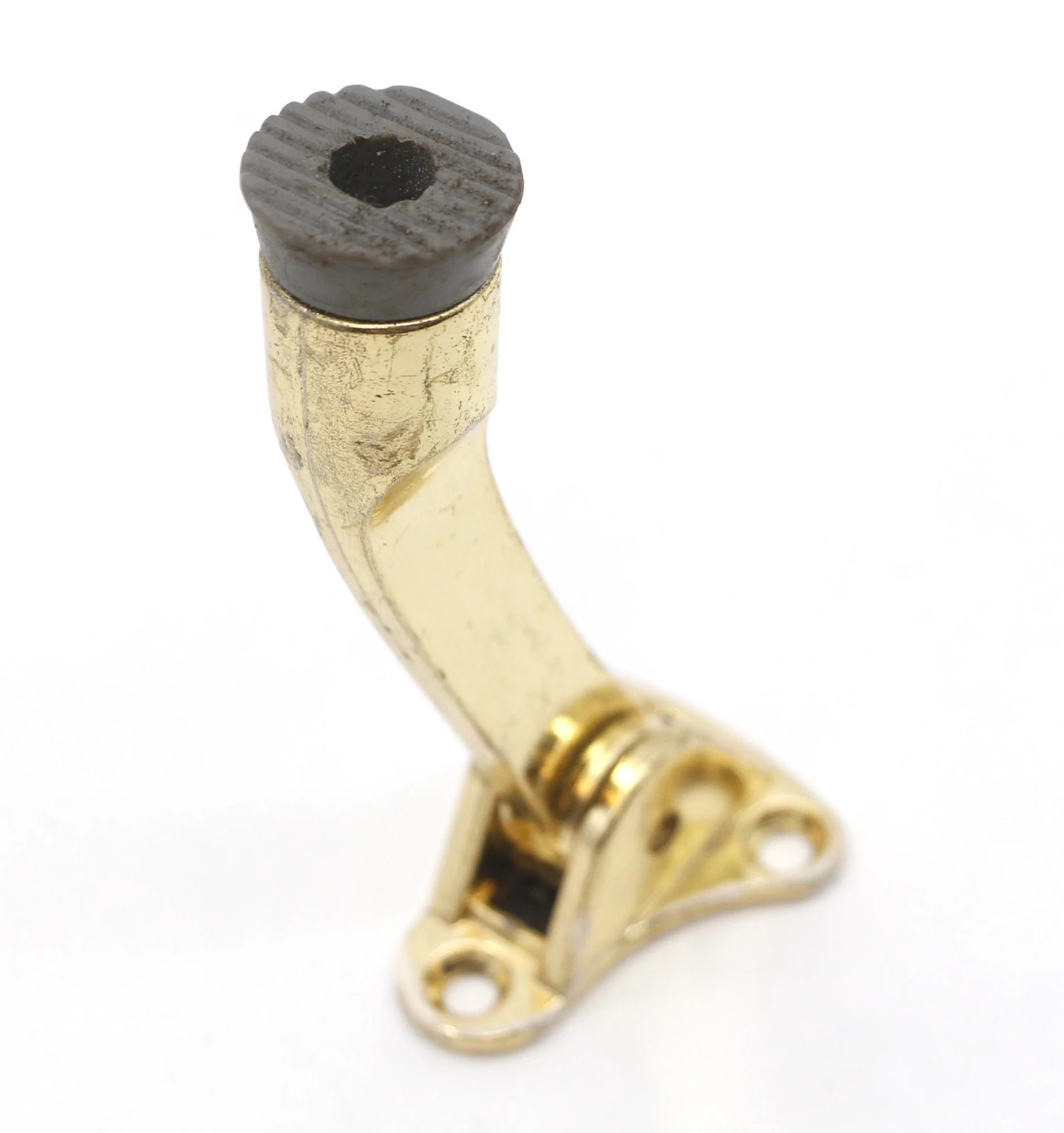 National Polished Brass & Rubber Kick Down Door Stop 5 National Polished Brass & Rubber Kick Down Door Stop - Image 3