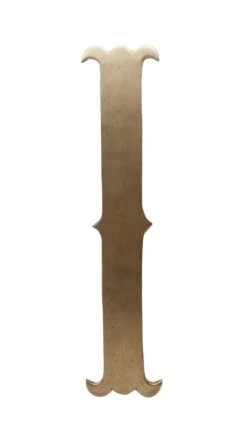 Large 11.25 Solid Brass Letter I