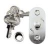 Old New Deluxe Nickel Solid Brass Pushlock & Keys 1 Old New Deluxe Nickel Solid Brass Pushlock & Keys -OGT Sale Store other hardware old new deluxe nickel solid brass pushlock keys k195290