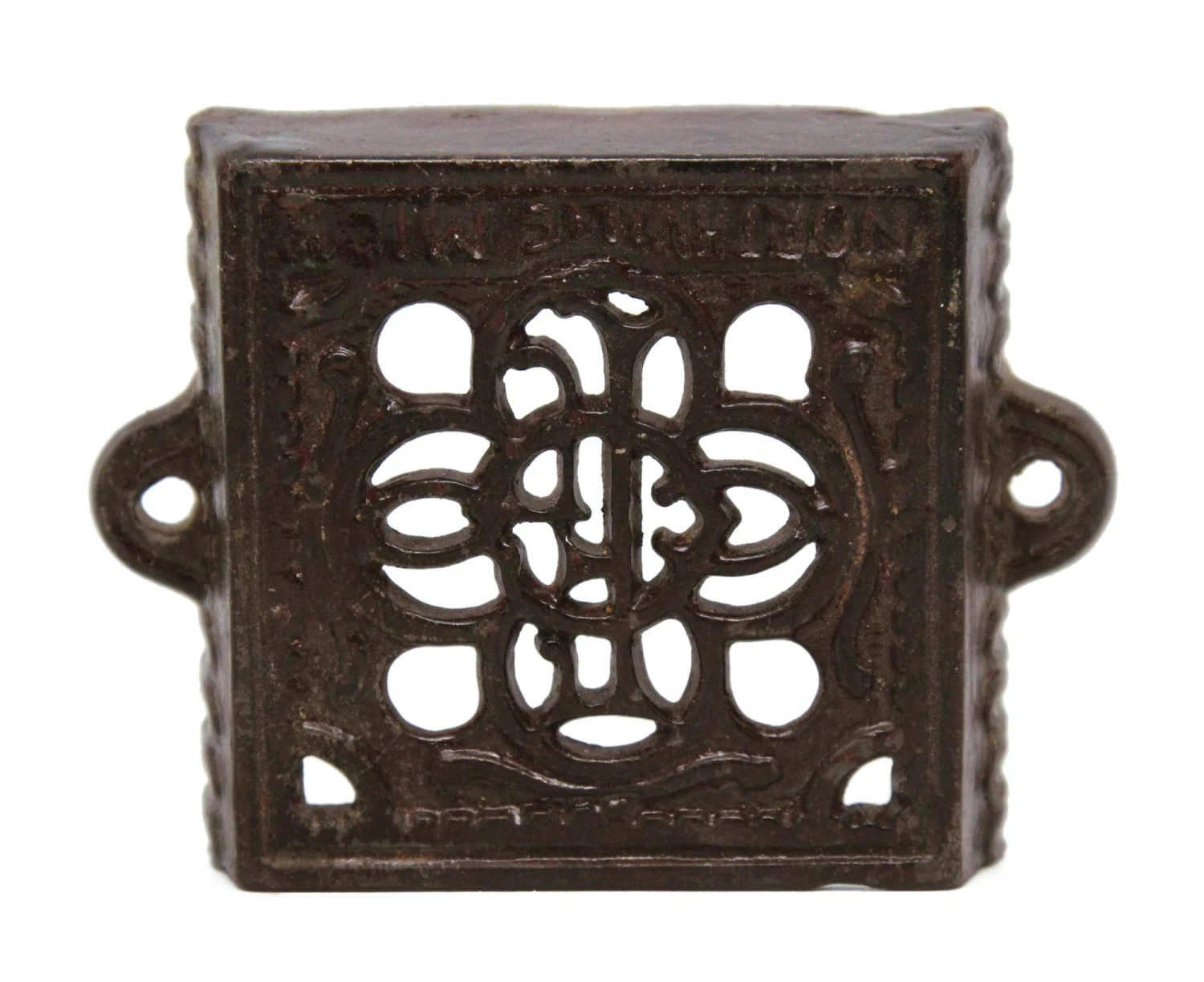Ornate Iron Card Holder Bracket 3 Ornate Iron Card Holder Bracket