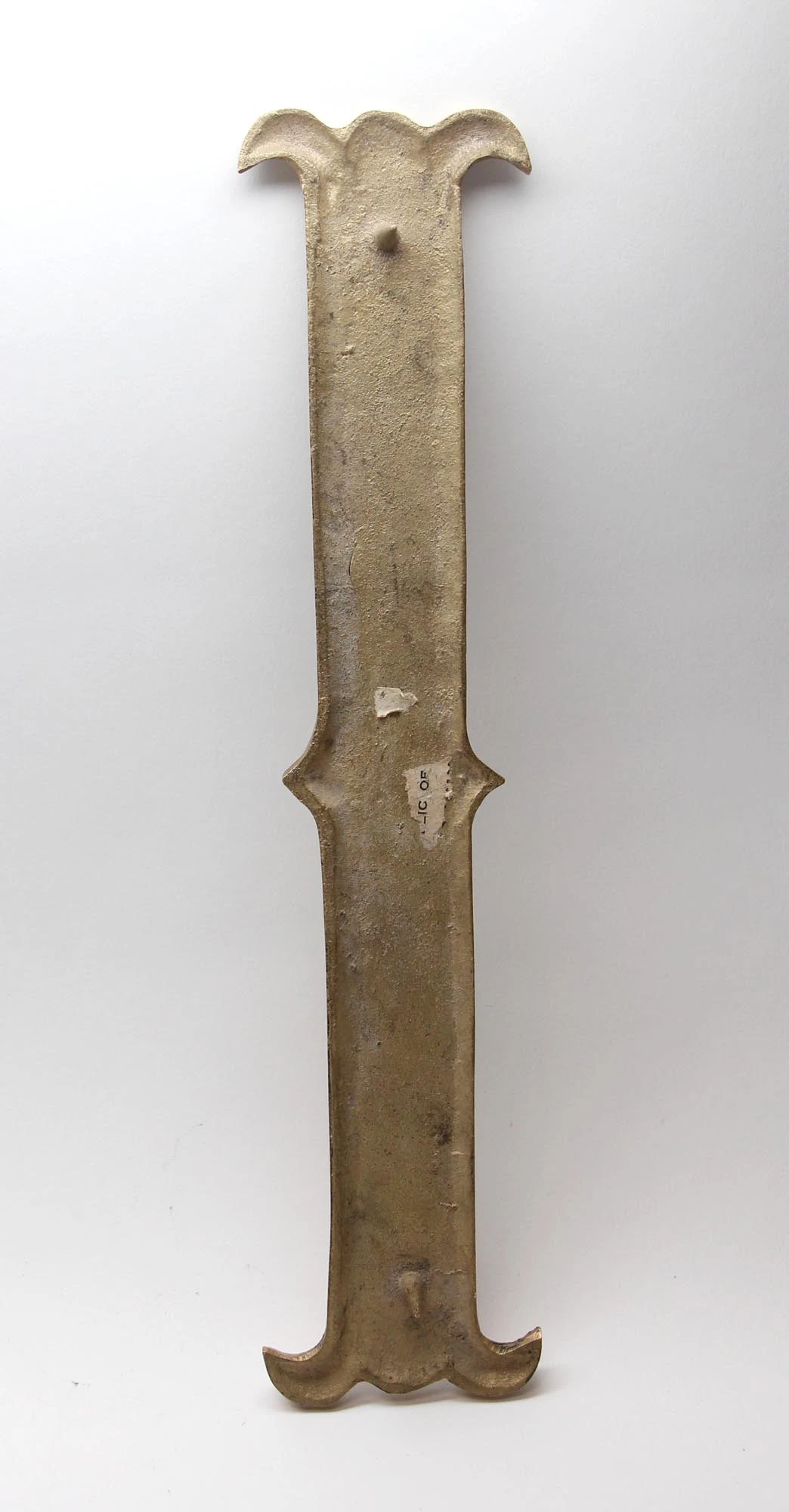 Large 11.25 Solid Brass Letter I 4 Large 11.25 Solid Brass Letter I - Image 2