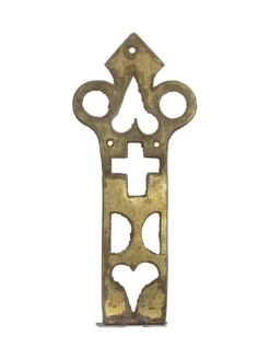 Pair Of Steel Gothic Strap Hinge Motifs